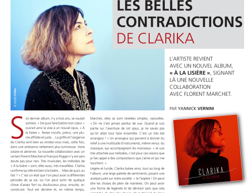 L’Est Républicain – Les belles contradictions de Clarika